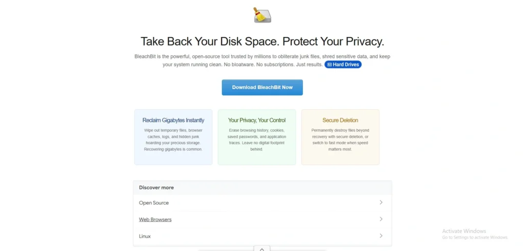 PC Cleaner-BleachBit