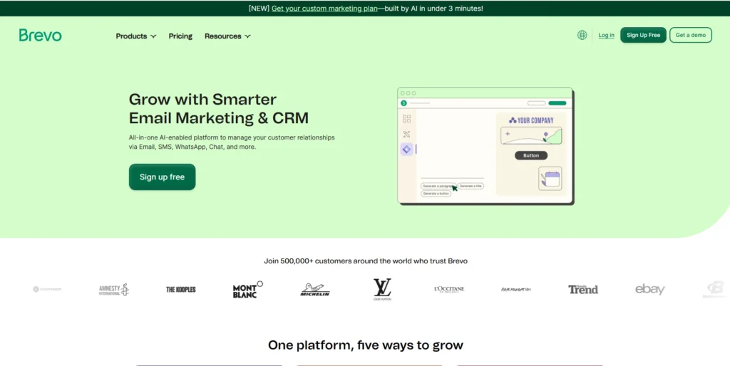 Brevo-Email Marketing Platforms for Nonprofits