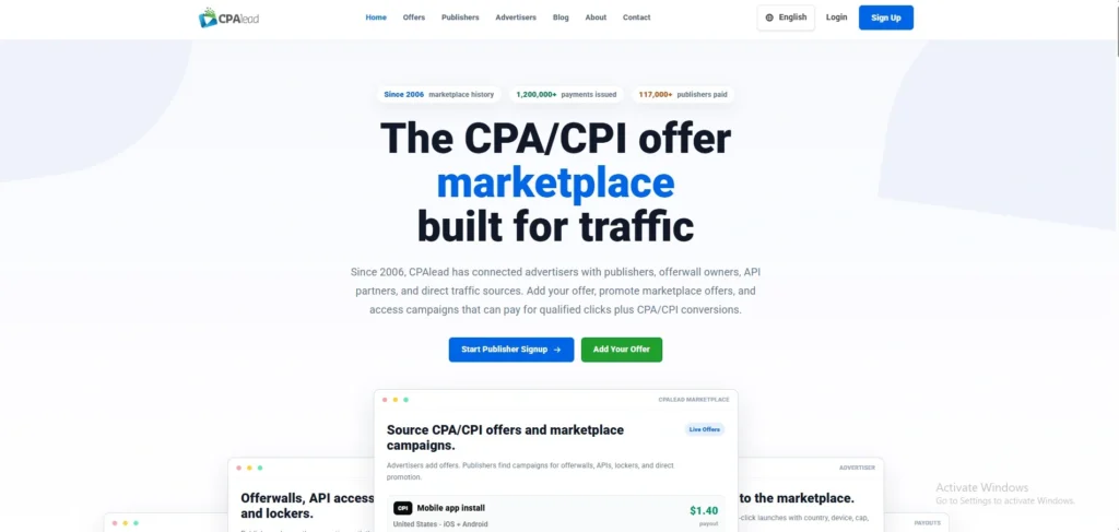 CPA Network-CPALead 