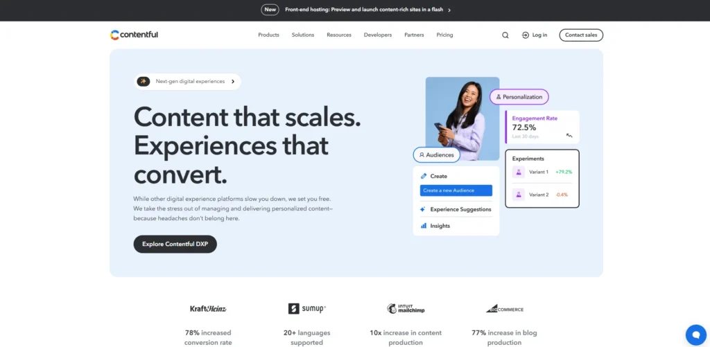 Best Blogging Platform - Contentful