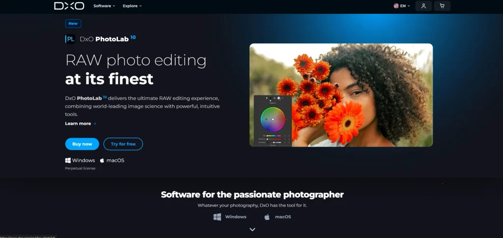 Photo Editing Software- DxO PhotoLab