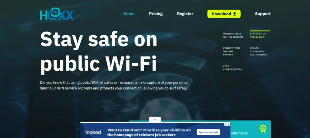 VPN for PC - Hoxx VPN