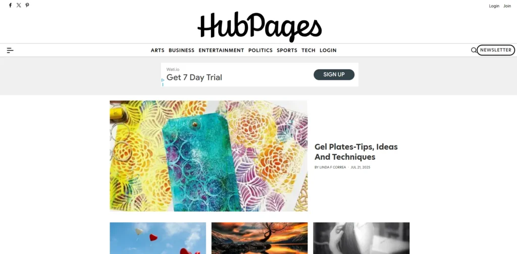 Best Blogging Platform - HubPages