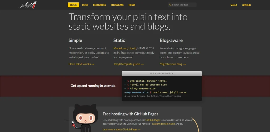Best Blogging Platform - Jekyll
