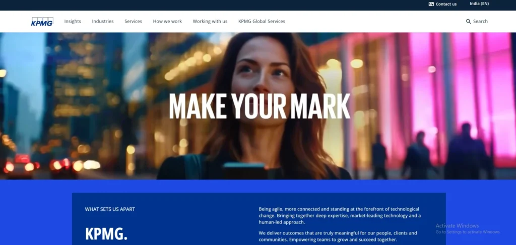 MNC Company in Mumbai- KPMG India