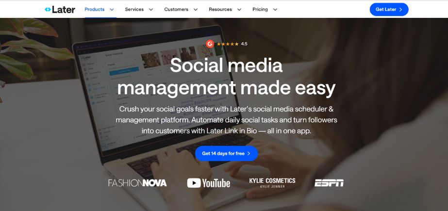 Later - YouTube scheduling tools