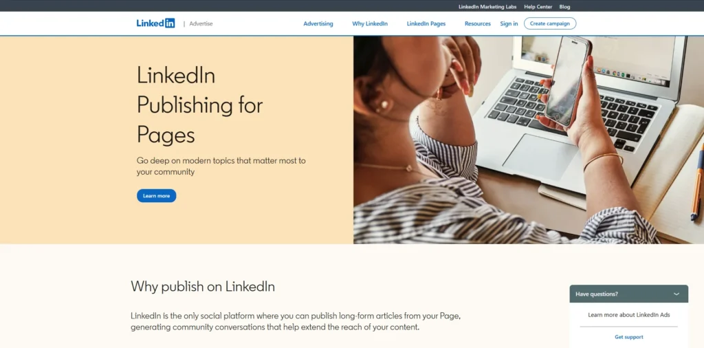 Best Blogging Platform - LinkedIn Articles