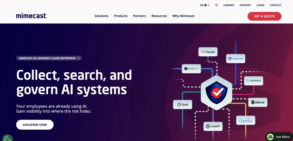 Email security software and solutions - Mimecast