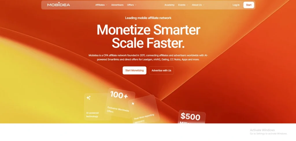 CPA Network-Mobidea
