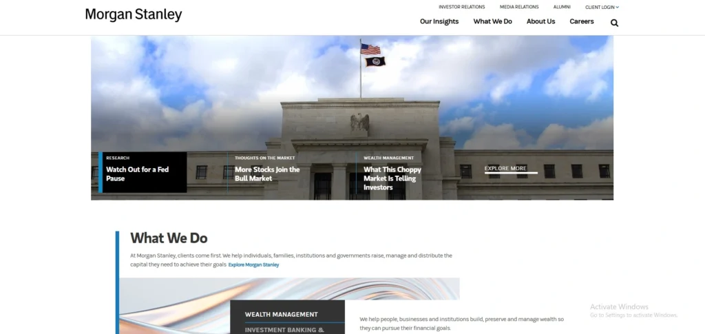 MNC Company in Mumbai-  Morgan Stanley