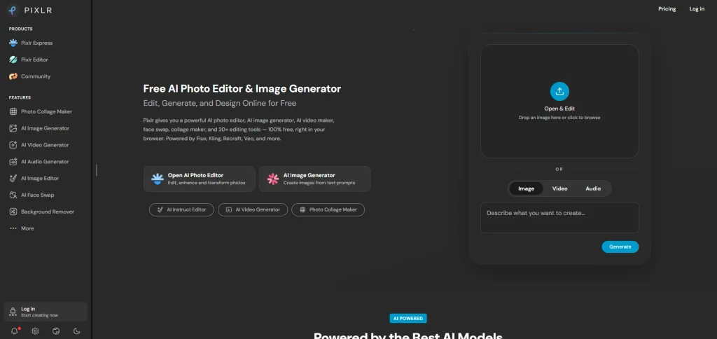 Photo Editing Software- Pixlr