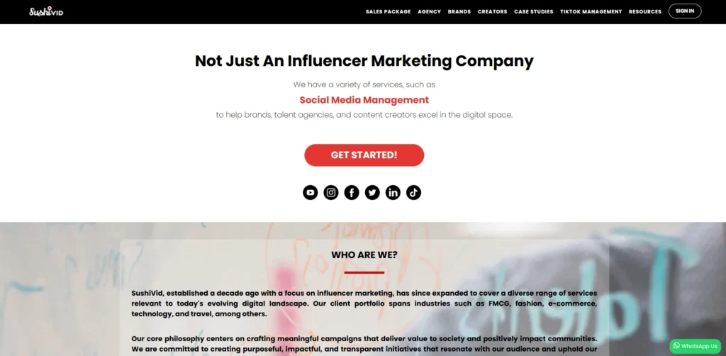 Influencer Marketing Agency in Malaysia - SushiVid