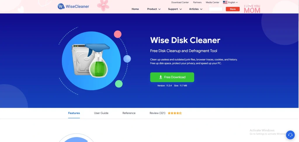 PC Cleaner-W‌ise Di‍sk Cleane‍r