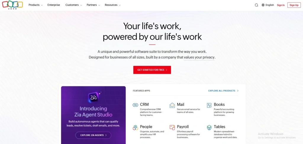 A​cco‌unting Softw‍are for Smal⁠l Busines‍s-Zoho Books