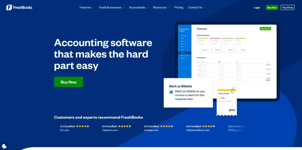 FreshBooks-Invoicing software for Small Businesses