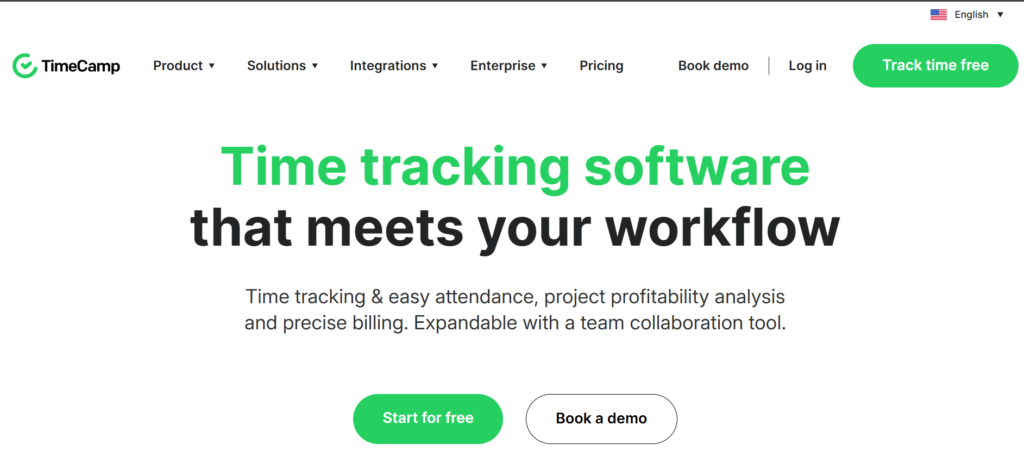 Attendance Tracking tool - TimeCamp