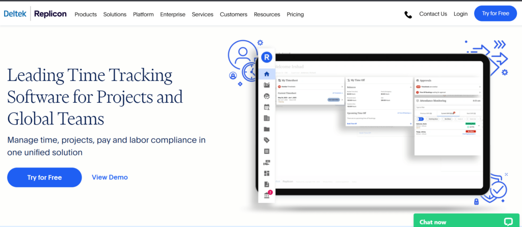 Attendance Tracking tool - Replicon