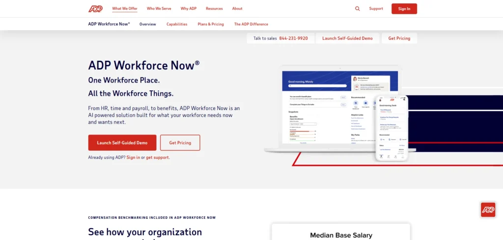 Benefits Administration Software - ADP Workforce Now