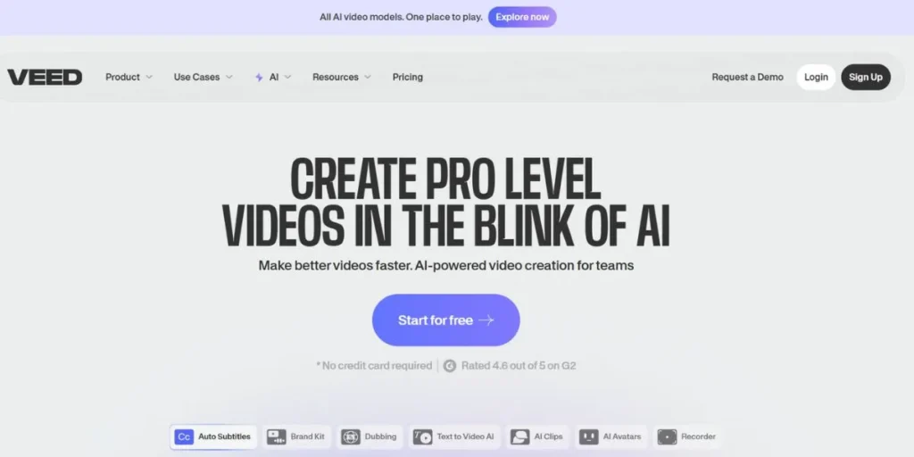 AI Video Editing Software