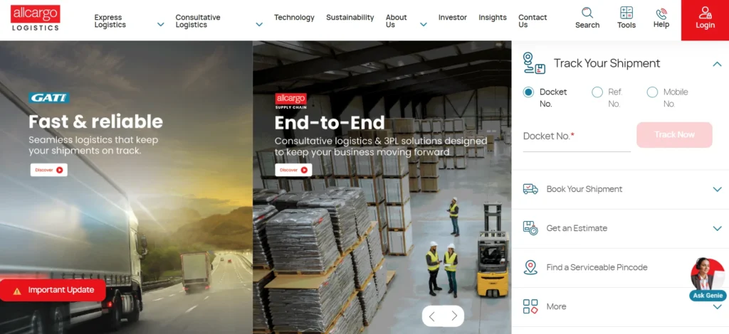 Shipping Company in Mumbai-allcargo logistics
