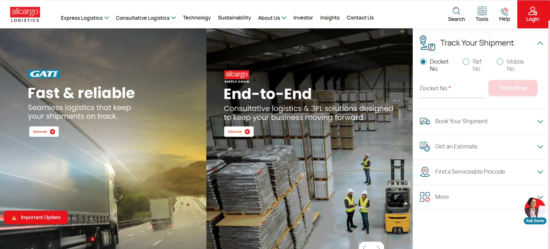Shipping Companies in India - Allcargo Logistics‌