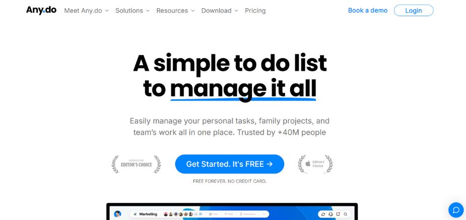 Any.do - Best Daily Planner Apps