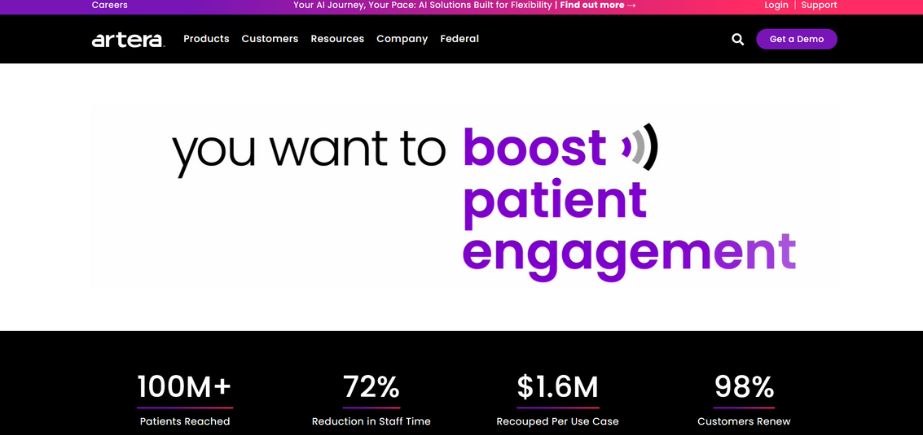 Artera - patient engagement tools