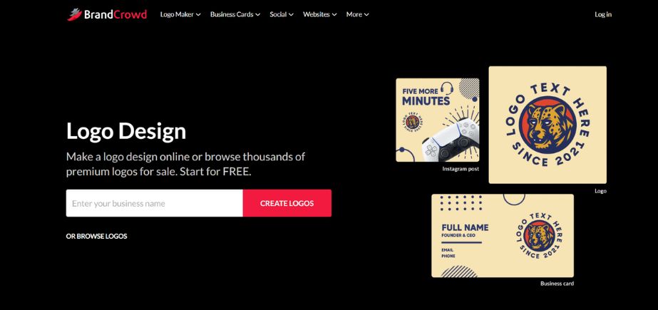 BrandCrowd - Best Logo Design Software