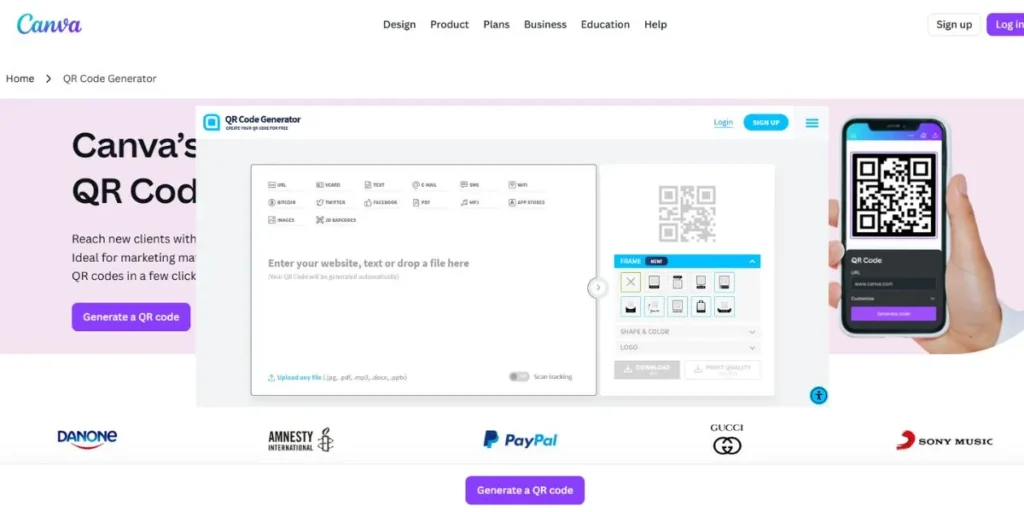 Bulk QR Code Generator