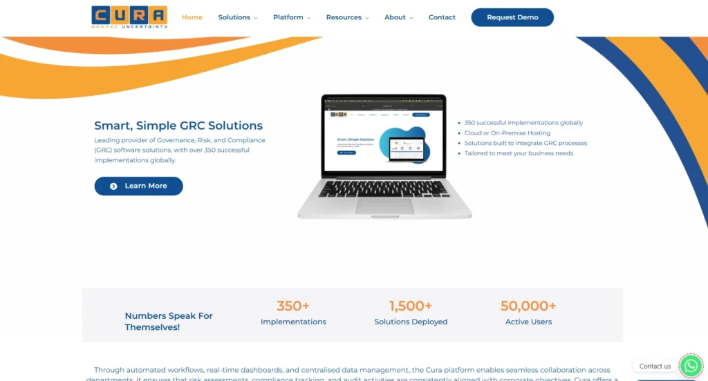 CURA Software-Risk Management Software