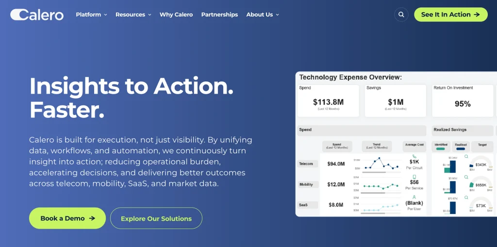Telecom Expense Management Company - Calero
