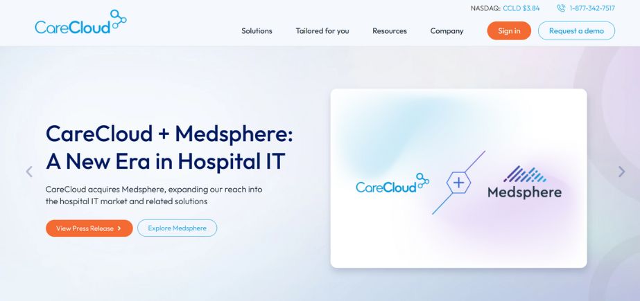 CareCloud - revenue cycle management software