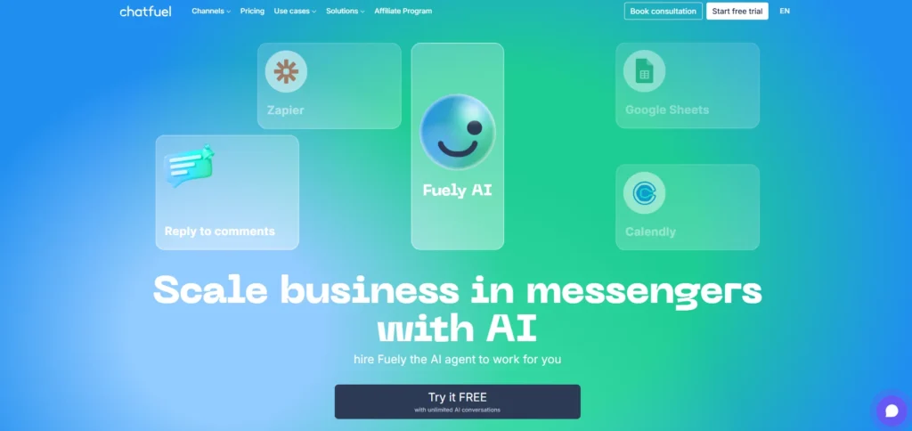 AI Agent for Ecommerce - Chatfuel AI
