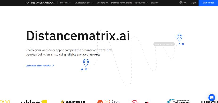 DistanceMatrix - Google Maps Alternatives