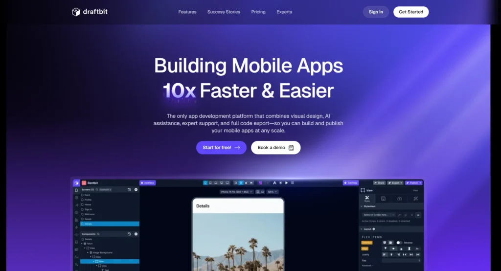 Draftbit-No-Code App Builders