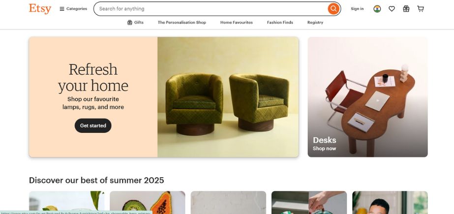 Etsy - Facebook Marketplace Alternatives