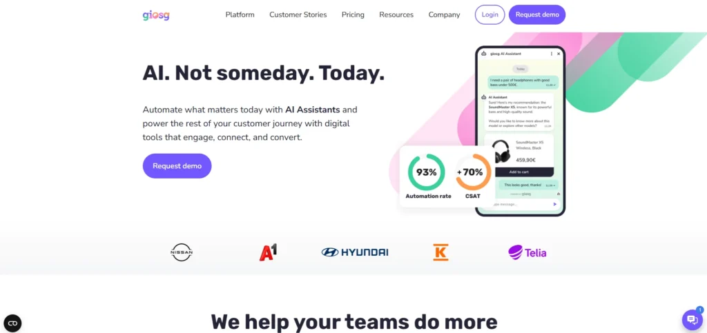 AI Agent for Ecommerce - Giosg