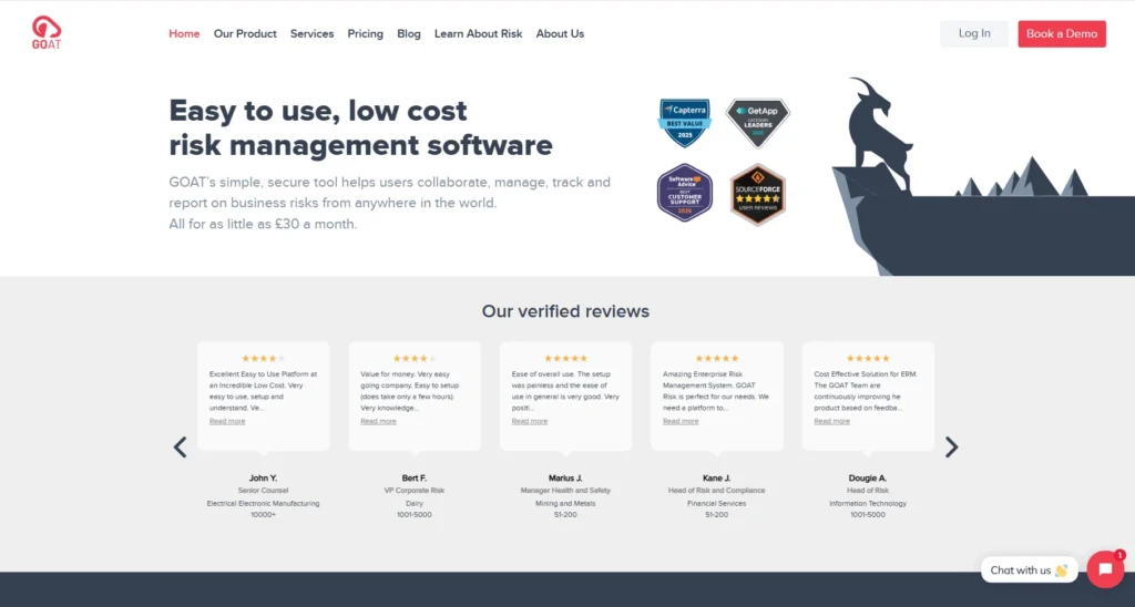 Goat Risk-Risk Management Software