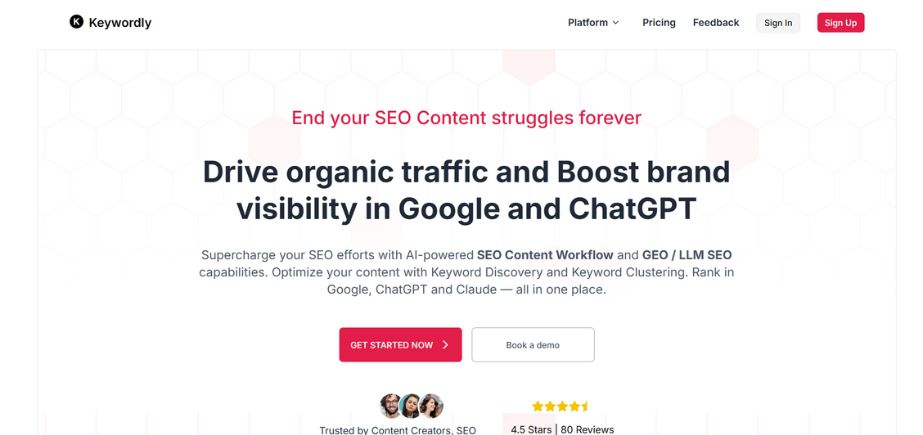 Keywordly - AI SEO Tools