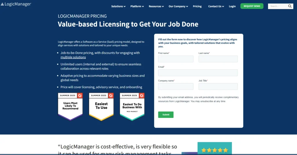 LogicManager-Risk Management Software