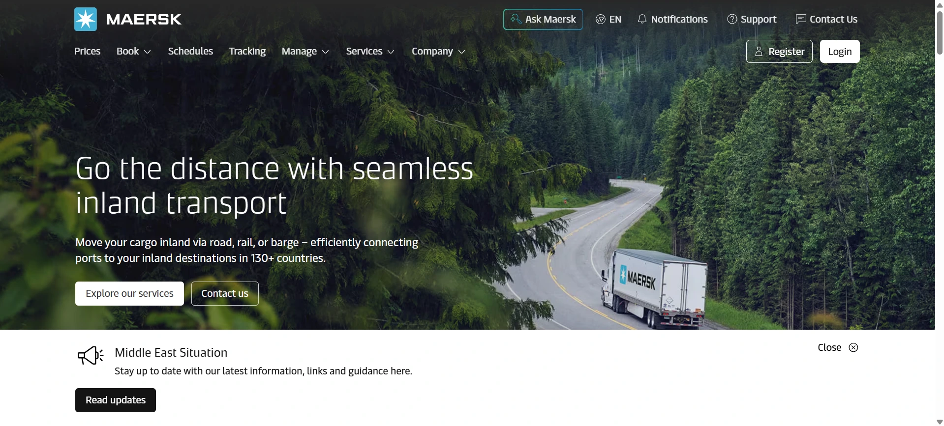 Shipping Companies in India - Maersk