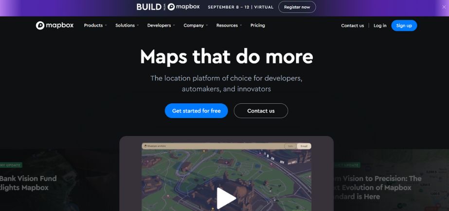 Mapbox - Google Maps Alternatives