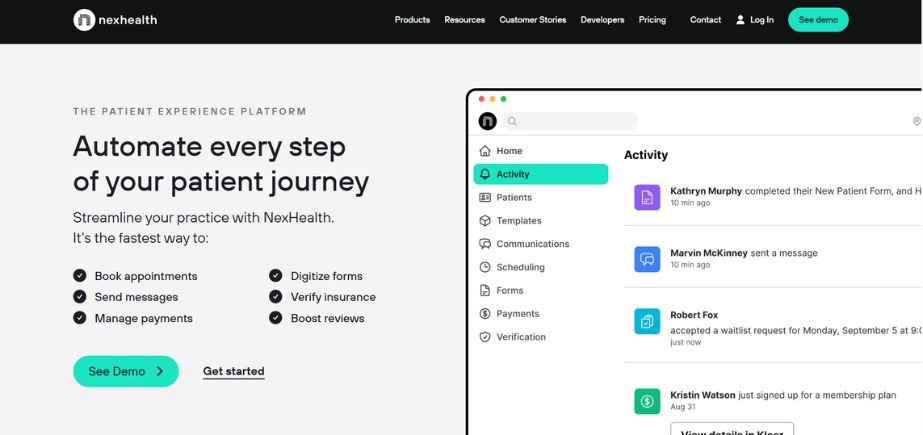 NexHealth - patient engagement tools