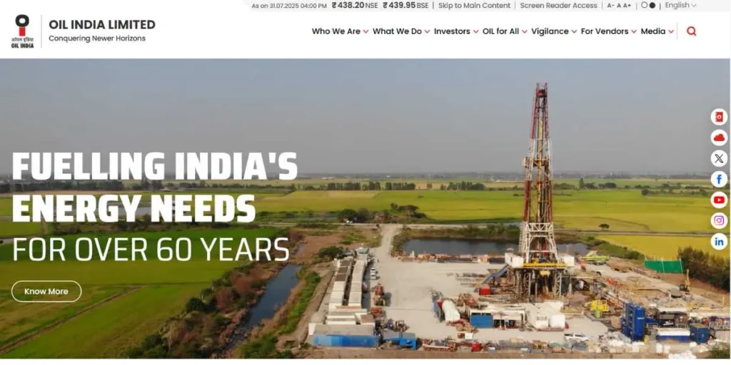 Oil Companies in India