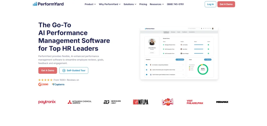 360 Degree Feedback Software - PerformYard