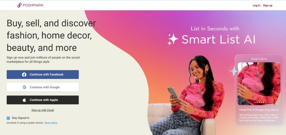 Poshmark - Facebook Marketplace Alternatives