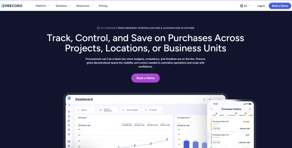 Precoro-eProcurement Software