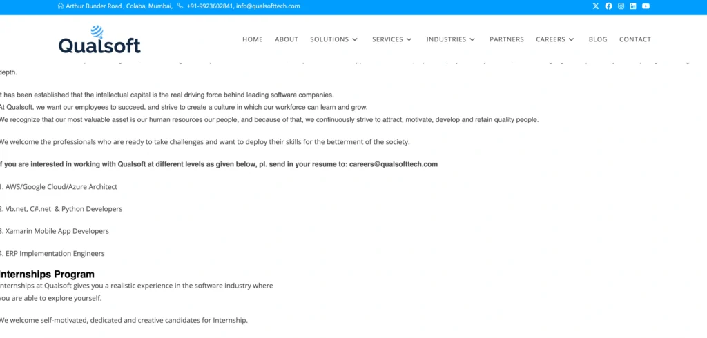 IT Company in Aurangabad - Qualsoft Tech