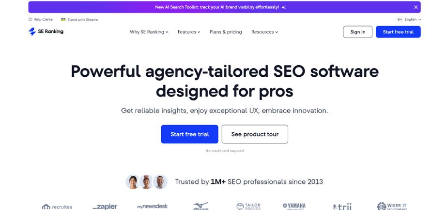 SE Ranking - AI SEO Tools