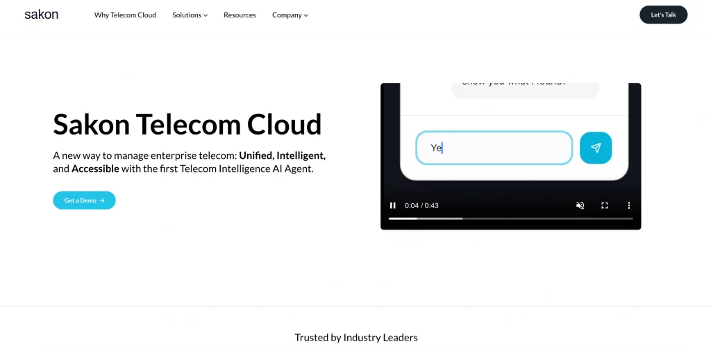 Telecom Expense Management Company - Sakon